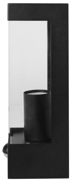 Aplică de perete pentru exterior cu senzor 1xE27/15W/230V IP44 neagră