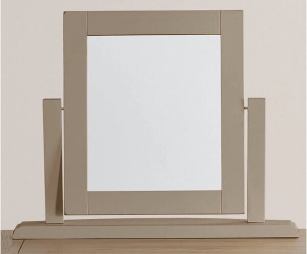 Oglindă lemn masiv gri Ives Personalizabilă, 60 × 16 × 46 cm