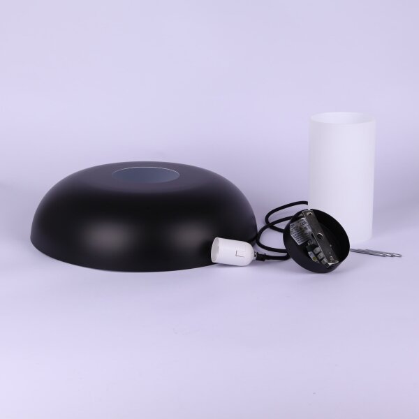 Globo 15755S - Lustră suspendată pe cablu LOWE 1xE27/60W/230V negru