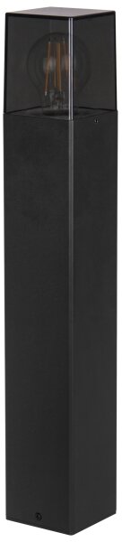 Lampă de exterior 1xE27/40W/230V IP44 50 cm neagră/fumurie