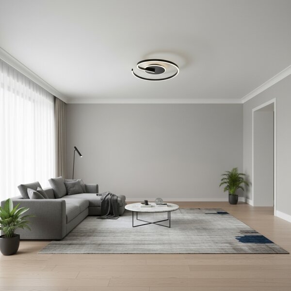 Brilagi - Plafonieră LED reglabilă SPIRAL LED/56W/230V 3000/4000/6000K + telecomandă