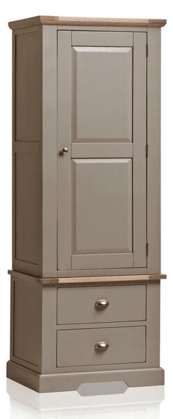 Dulap lemn masiv gri Ives Personalizabilă, 70 × 51 × 185 cm