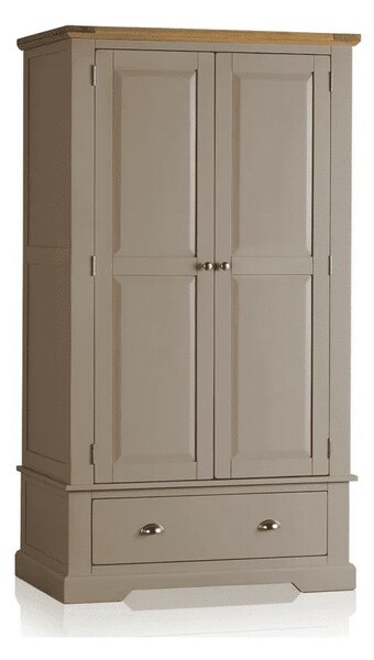Dulap lemn masiv gri Ives Personalizabil, 104 × 66 × 189 cm