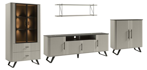 Set lemn masiv crem Living Santiago