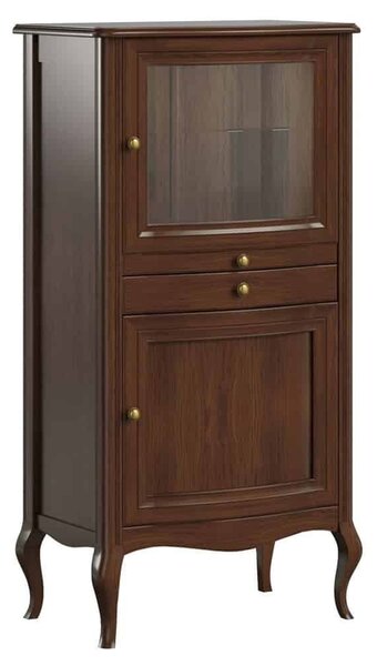 Bufet lemn masiv nuc Alexandros II, 76,2 × 47,8 × 145,5 cm