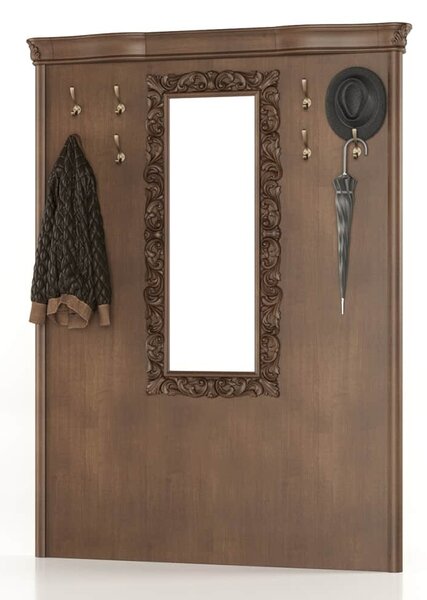 Cuier lemn masiv pentru hol Celisea, 165 × 17 × 220 cm