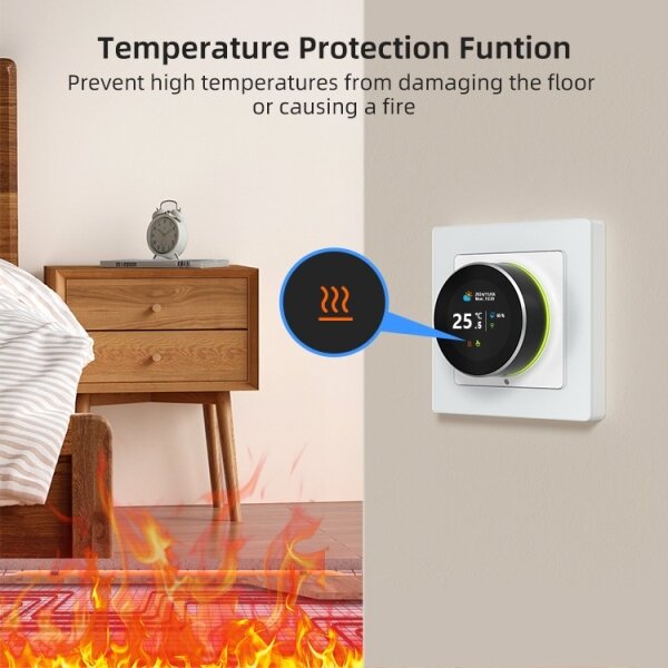 Immax NEO 07535L - Termostat SMART pentru încălzire electrică prin pardoseală, 230V/16A