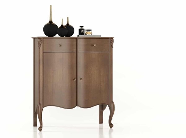 Dulap lemn masiv Pantofi Celisea, 101,5 × 49 × 118 cm