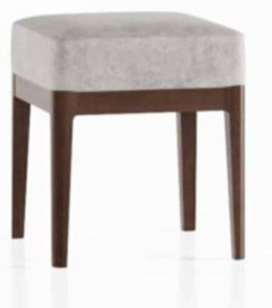 Taburet lemn masiv Selvawood, 40 × 40 × 47 cm