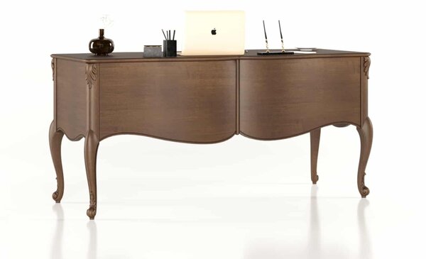 Birou lemn masiv Celisea, 165 × 71,5 × 79 cm