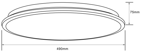 Plafonieră LED RGBW dimabilă Brilliant HEIDA LED/30W/230V 3000-6500K + telecomandă