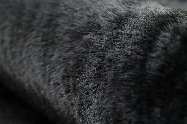 Covor modern de spălat POSH shaggy negru, antiderapant, gros