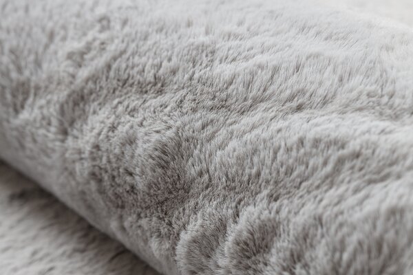 Covor modern de spălat POSH shaggy gri, antiderapant, gros