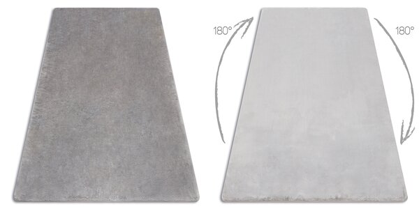 Covor modern de spălat POSH shaggy gri, antiderapant, gros