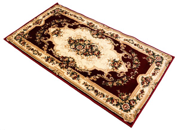 Covor Lotos 574-210, Marime 60 x 110 cm, Rosu, Inaltime Fir 8 mm, Antialergic, Polipropilena, Living, Dormitor, Sufragerie, Birou 60 x 110
