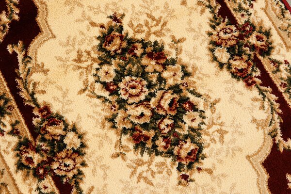 Covor Lotos 574-210, Marime 60 x 110 cm, Rosu, Inaltime Fir 8 mm, Antialergic, Polipropilena, Living, Dormitor, Sufragerie, Birou 60 x 110