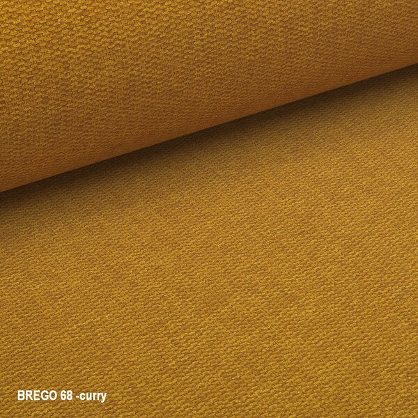 Fotoliu design CLOVER BREGO, mustareniu