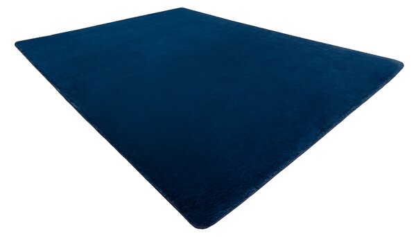 Covor modern de spălat POSH shaggy albastru inchis, antiderapant, gros
