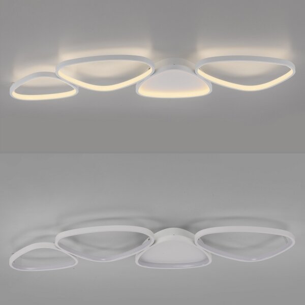 Schöner Wohnen 14039-16 - Plafonieră LED dimmabilă PEBBLES LED/35,5W/230V albă