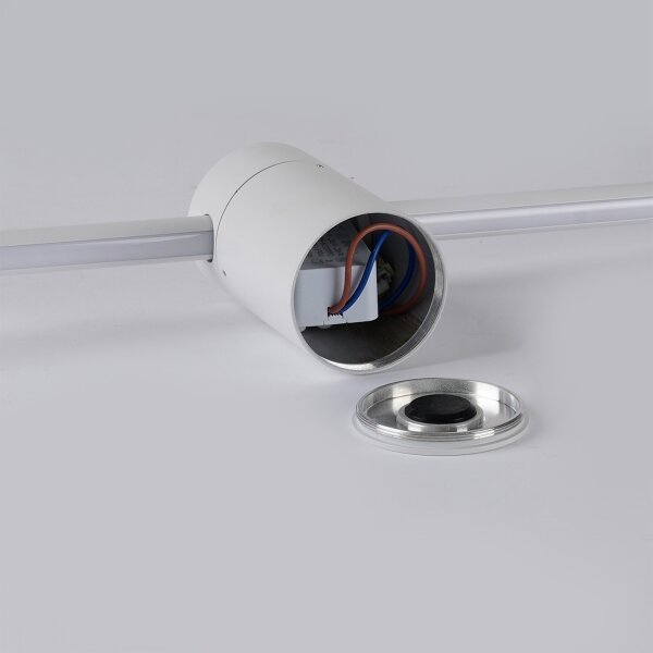 Brilagi AURA Aplică de perete LED pentru exterior, 12W, 230V, 3000K, IP54, 65 cm, alb, CRI 90