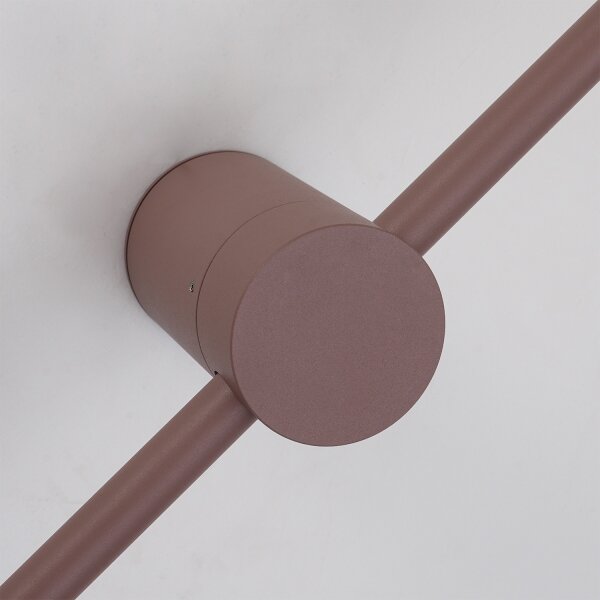 Brilagi - Aplica de exterior LED AURA LED/20W/230V 3000K IP54 97 cm maro IRC 90