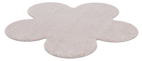 Covor lavabil modern SHAPE 3106 Floare shaggy - roz roșu, antiderapant