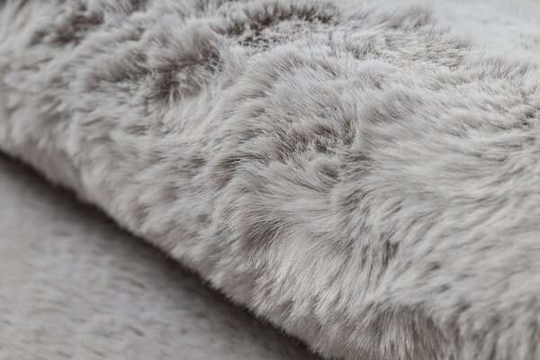 Covor lavabil modern SHAPE 3148 Stea shaggy - gri, antiderapant