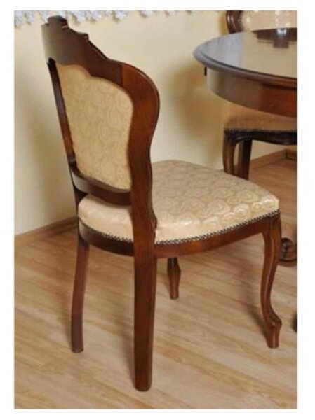 Scaun lemn masiv Tapitat Briston 58x57xH102 cm