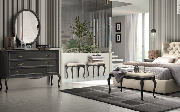 Masă lemn masiv crem de Toaleta Ambra, 120 × 52 × 80 cm