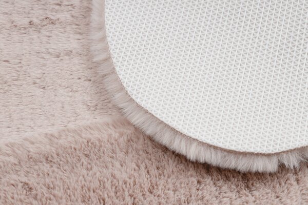 Covor lavabil modern SHAPE 3150 Fluture shaggy - roz roșu, antiderapant