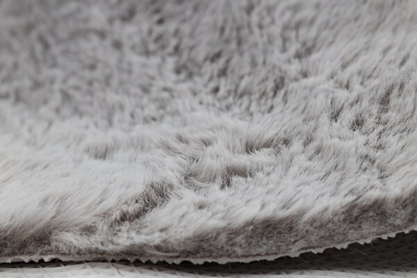 Covor lavabil modern SHAPE 3150 Fluture shaggy - gri, antiderapant