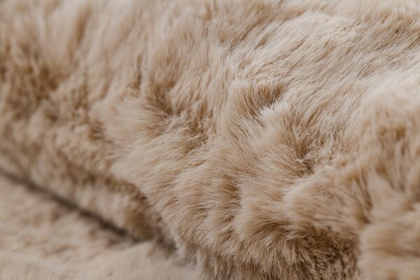 Covor lavabil modern SHAPE 3146 Ursuleț shaggy - bej, antiderapant