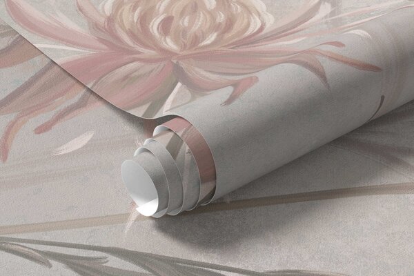 Tapet Flori de câmp delicate într-o compoziție aerisită, Fototapet Acuarelă, w05538v2 : Uwalls.ro