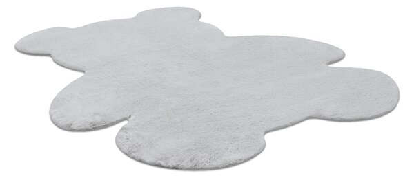 Covor lavabil modern SHAPE 3146 Ursuleț shaggy - gri, antiderapant