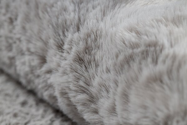 Covor lavabil modern SHAPE 3146 Ursuleț shaggy - gri, antiderapant