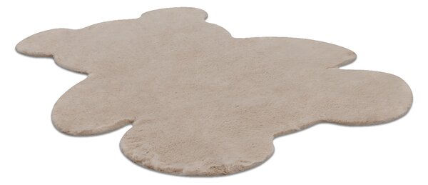 Covor lavabil modern SHAPE 3146 Ursuleț shaggy - bej, antiderapant