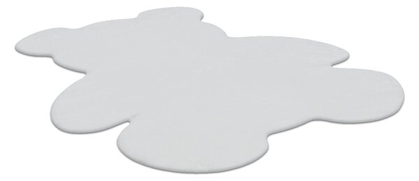 Covor lavabil modern SHAPE 3146 Ursuleț shaggy - fildeş, antiderapant