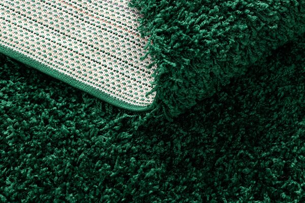 Covor SOFFI shaggy 5cm sticla verde