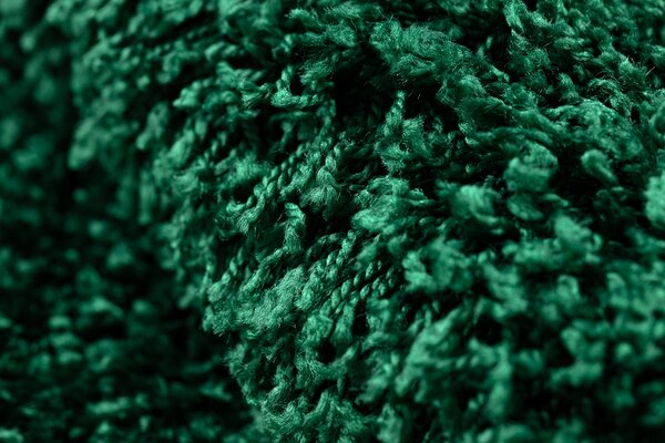 Covor SOFFI shaggy 5cm sticla verde