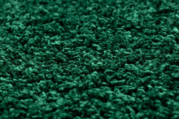 Covor SOFFI shaggy 5cm sticla verde