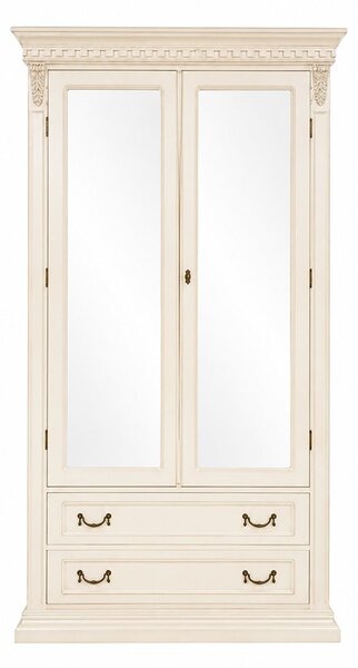 Dulap lemn masiv 2 usi Bernhard, 120 × 55 × 218 cm