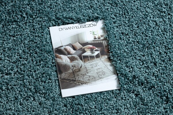 Covor SOFFI shaggy 5cm albastru