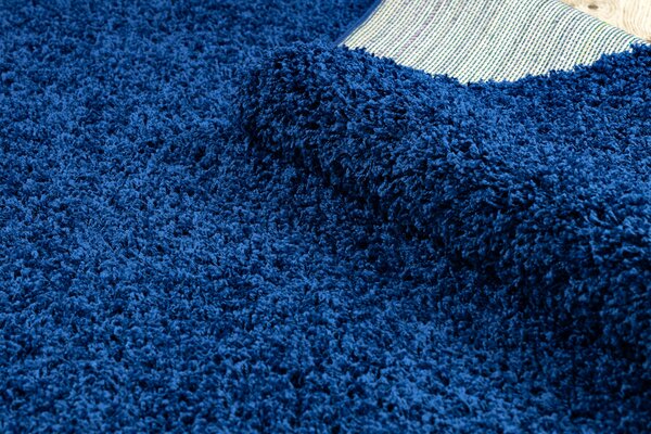 Covor SOFFI shaggy 5cm albastru inchis