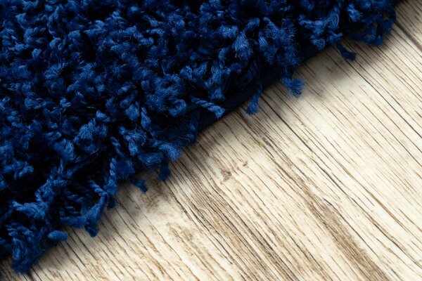Covor SOFFI shaggy 5cm albastru inchis