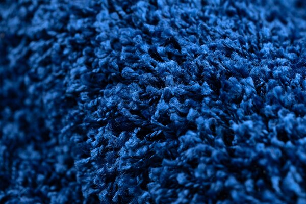 Covor SOFFI shaggy 5cm albastru inchis