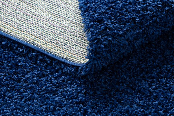 Covor SOFFI shaggy 5cm albastru inchis