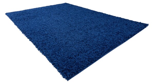 Covor SOFFI shaggy 5cm albastru inchis