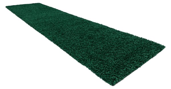 Covor, Traversa SOFFI shaggy 5cm verde - pentru bucătărie, hol și coridor