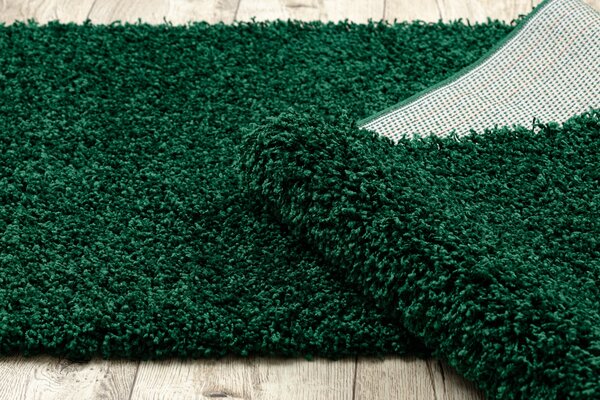 Covor, Traversa SOFFI shaggy 5cm verde - pentru bucătărie, hol și coridor