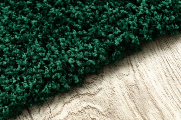 Covor, Traversa SOFFI shaggy 5cm verde - pentru bucătărie, hol și coridor